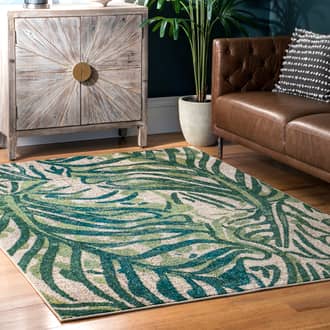 Abstract Floral Rug secondary image