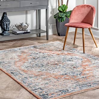 8' Shaded Snowflakes Rug secondary image