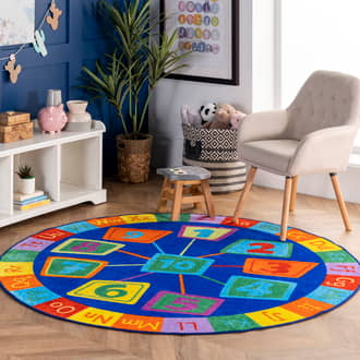 8' Number Circles Rug secondary image