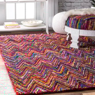 Chindi Chevron Rug secondary image
