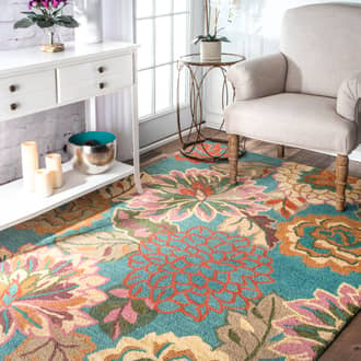 Wool Floral Rug secondary image