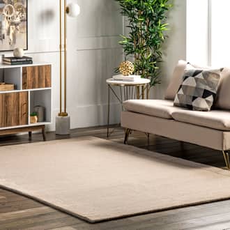 6' x 9' Raya Wool Monochromatic Rug secondary image