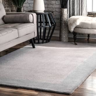 6' x 9' Solid Border Rug secondary image