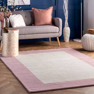 Solid Border Rug secondary image
