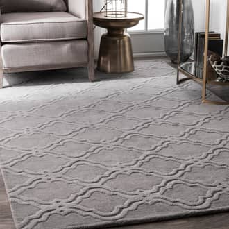 Double Carved Trellis Rug secondary image