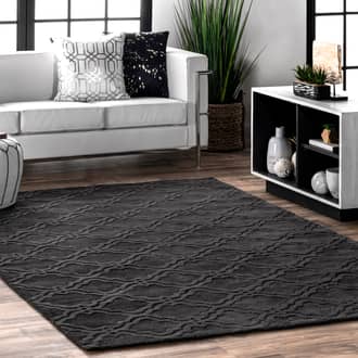 Double Carved Trellis Rug secondary image