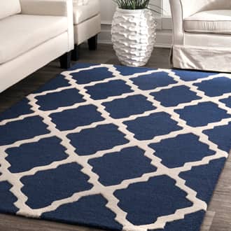 8' Moroccan Trellis Rug secondary image