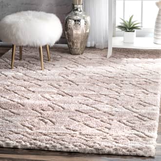 5' 3" x 7' 6" Carved Moroccan Diamonds Rug secondary image