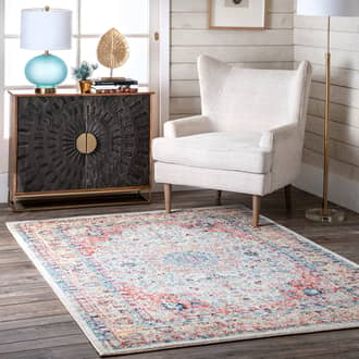 5' x 7' 5" Distressed Persian Rug secondary image