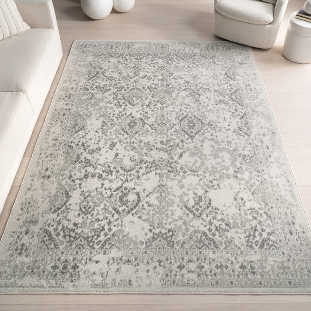 Bosphorus Floral Ornament Ivory Rug