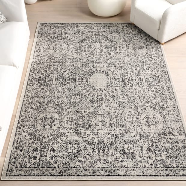 Bosphorus Labyrinth Gray Rug