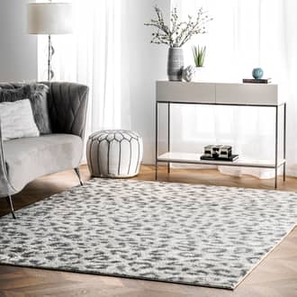4' Coraline Leopard Printed Rug secondary image