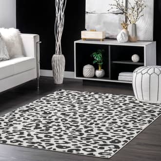 3' x 5' Coraline Leopard Printed Rug secondary image