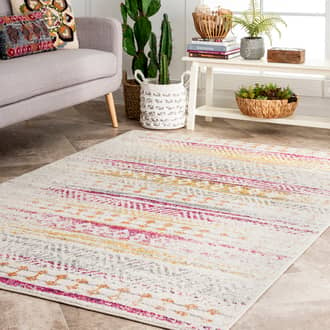 Fading Striped Tribal Rug secondary image