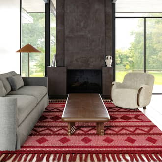 7' 6" x 9' 6" Chandy Textured Wool Rug secondary image