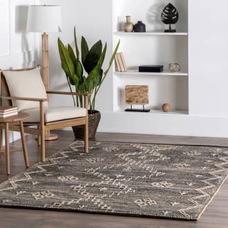 2' 6" x 6' Textured Moroccan Jute Rug secondary image