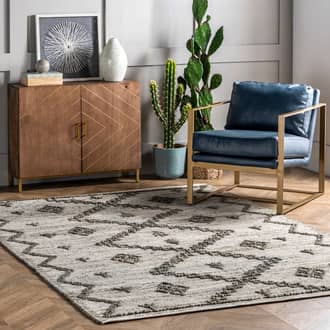 Textured Moroccan Jute Rug secondary image