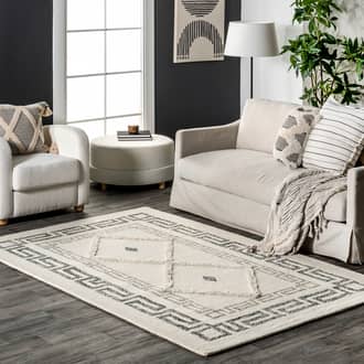 Aretha Wool Textured Chains Rug secondary image