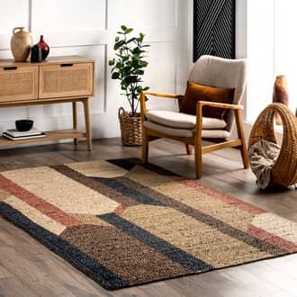 Kathy Jute Banded Rug secondary image