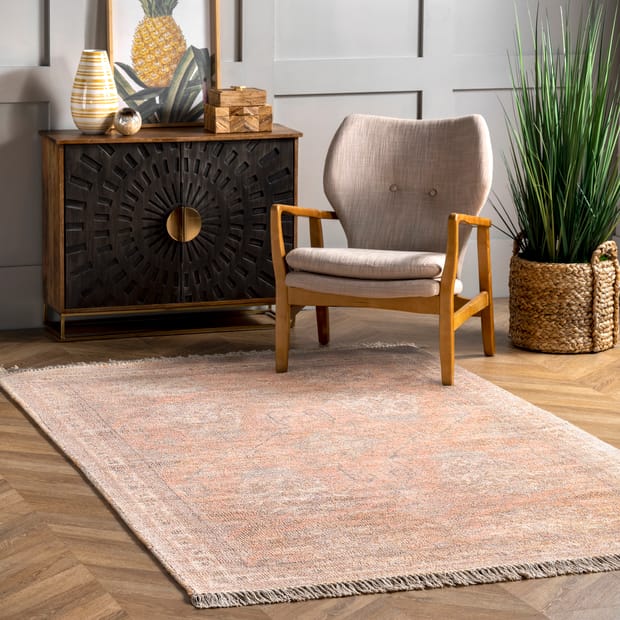 Old Manor Fringe CottonBlend Multi Rug