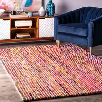 2' x 3' Kaleidoscopic Stripes Rug secondary image