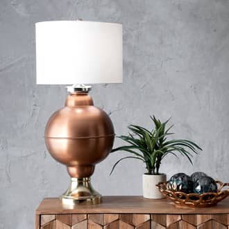 31-inch Welded Iron Kettle Globe Table Lamp secondary image