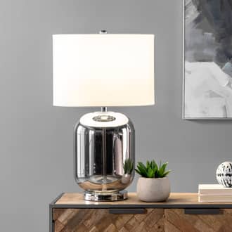 27-inch Shaded Glass Standard Table Lamp secondary image