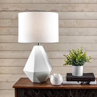 25-inch Geometric Ceramic Vase Table Lamp secondary image