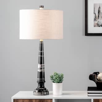 31-inch Tapered Marble Candlestick Table Lamp secondary image