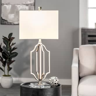 32-inch Metal Moroccan Frame Table Lamp secondary image
