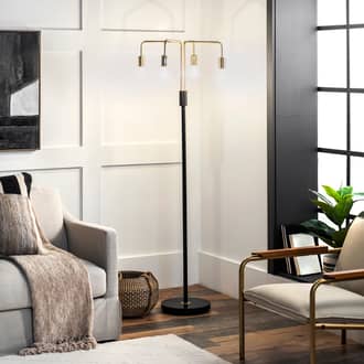 64-inch Swinging Steel Floor Lamp secondary image