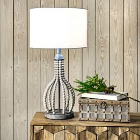 Beaded clearance table lamp