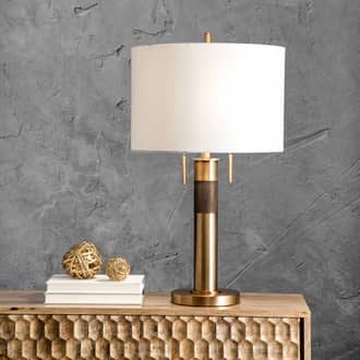 27-inch Tubular Iron Column Table Lamp secondary image