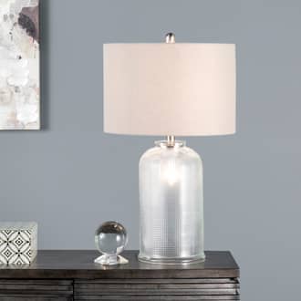 25-inch Stippled Glass Textured Table Lamp secondary image