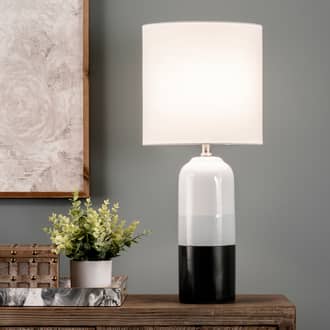 25-inch Simple Ceramic Ombre Table Lamp secondary image