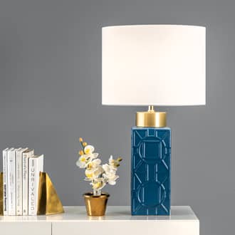 29-inch Ceramic Runic Emblem Table Lamp secondary image