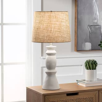26-inch Ceramic Geometric Gourd Table Lamp secondary image