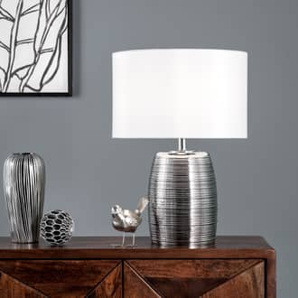 23-inch Ridged Glass Standard Table Lamp secondary image