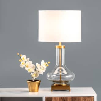 23-inch Glass Craned Flask Table Lamp secondary image