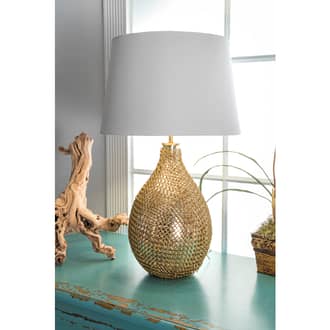 26-Inch Victoria Gold Chained Glass Table Lamp secondary image