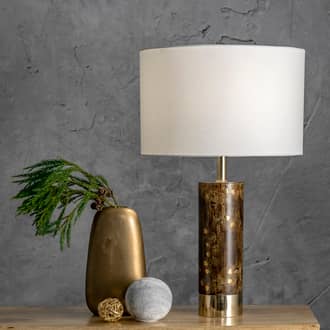 23-inch Ivied Wood Column Table Lamp secondary image