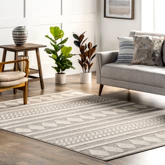 Maisie Striped Banded Rug secondary image