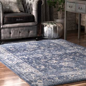6' 7" x 9' Bordered Floral Rug secondary image