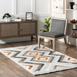 Irena Iridescent Zig Zag Rug secondary image