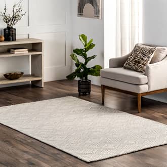 Sierra Wool Diamond Rug secondary image