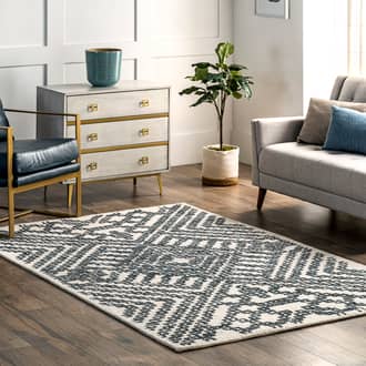 Adelina Wool Chain-Links Rug secondary image