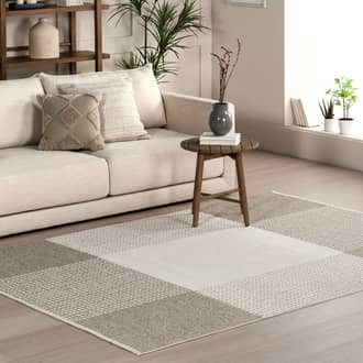 Darcy Dual Plaid Reversible Washable Rug secondary image