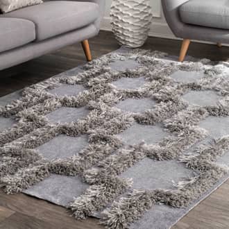 6' 7" x 9' Bloc Shag Rug secondary image