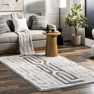 Normani Washable Pillar Stripes Rug secondary image