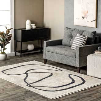 4' x 6' 5" Tamara Abstract Casual Rug secondary image